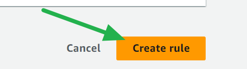 Create rule button